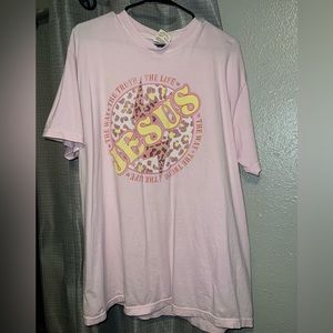 Jesus Christian comfort colors graphic tee